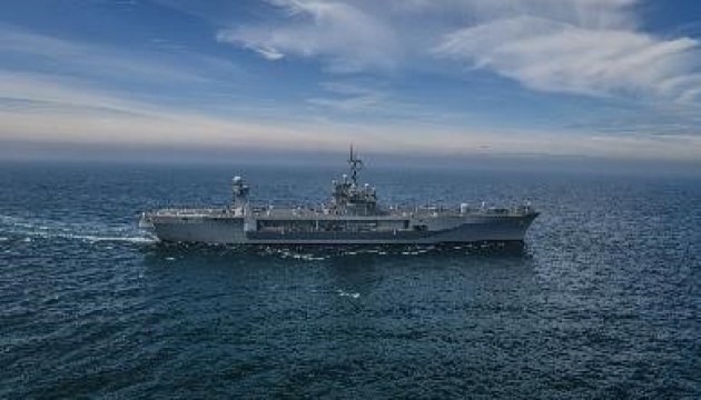 U.S. Navy flagship heading for Black Sea