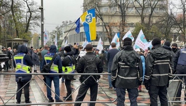 Акція «антиваксерів» у Києві пройшла без порушень — поліція