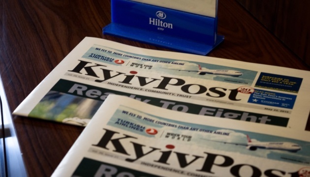 Le journal anglophone Kyiv Post suspend ses activités 