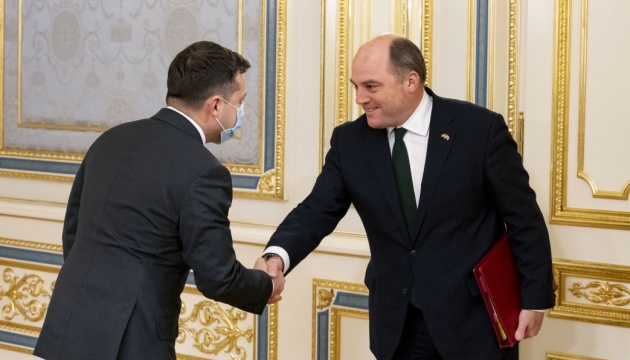 Зеленський зустрівся з міністром оборони Британії – говорили про флот і Nord Stream 2
