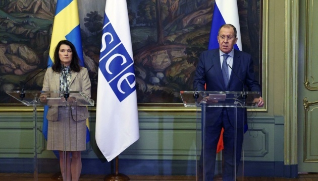 Linde, Lavrov discuss de-escalation of tensions in and around Ukraine