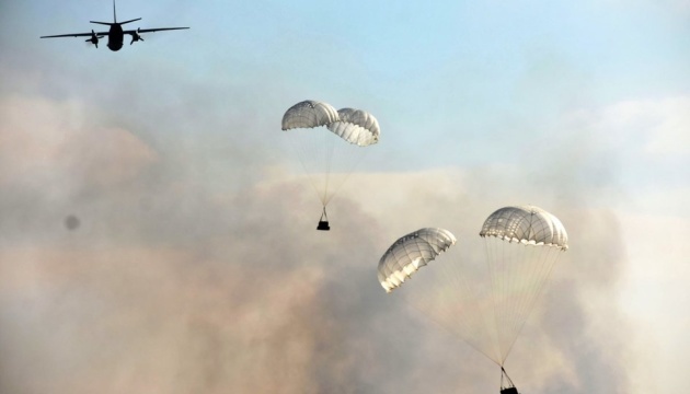 Air assault forces hold exercises in Zhytomyr region