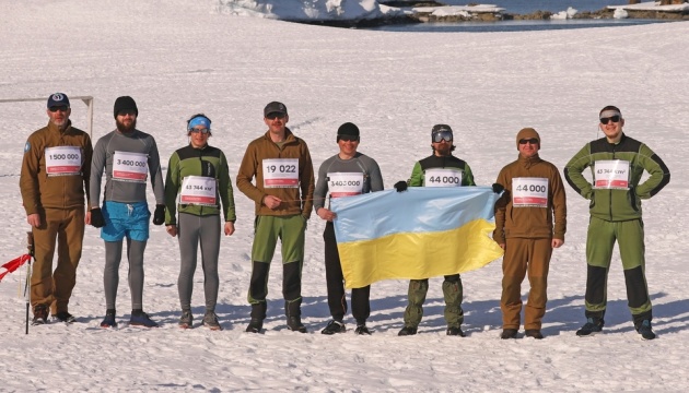 Українські полярники долучилися до «Марафону, який ніхто не хоче бігти»