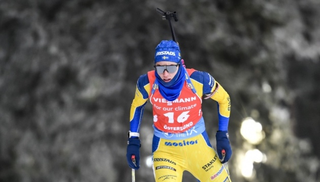 Шведка Еберг виграла спринт на домашньому етапі Кубка світу з біатлону