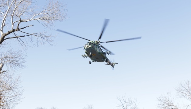 La Armada de Ucrania recibe helicópteros modernizados 