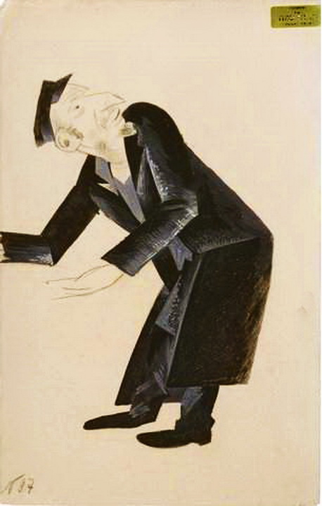 Дизайн костюму до драми «Діббук», 1922 р.