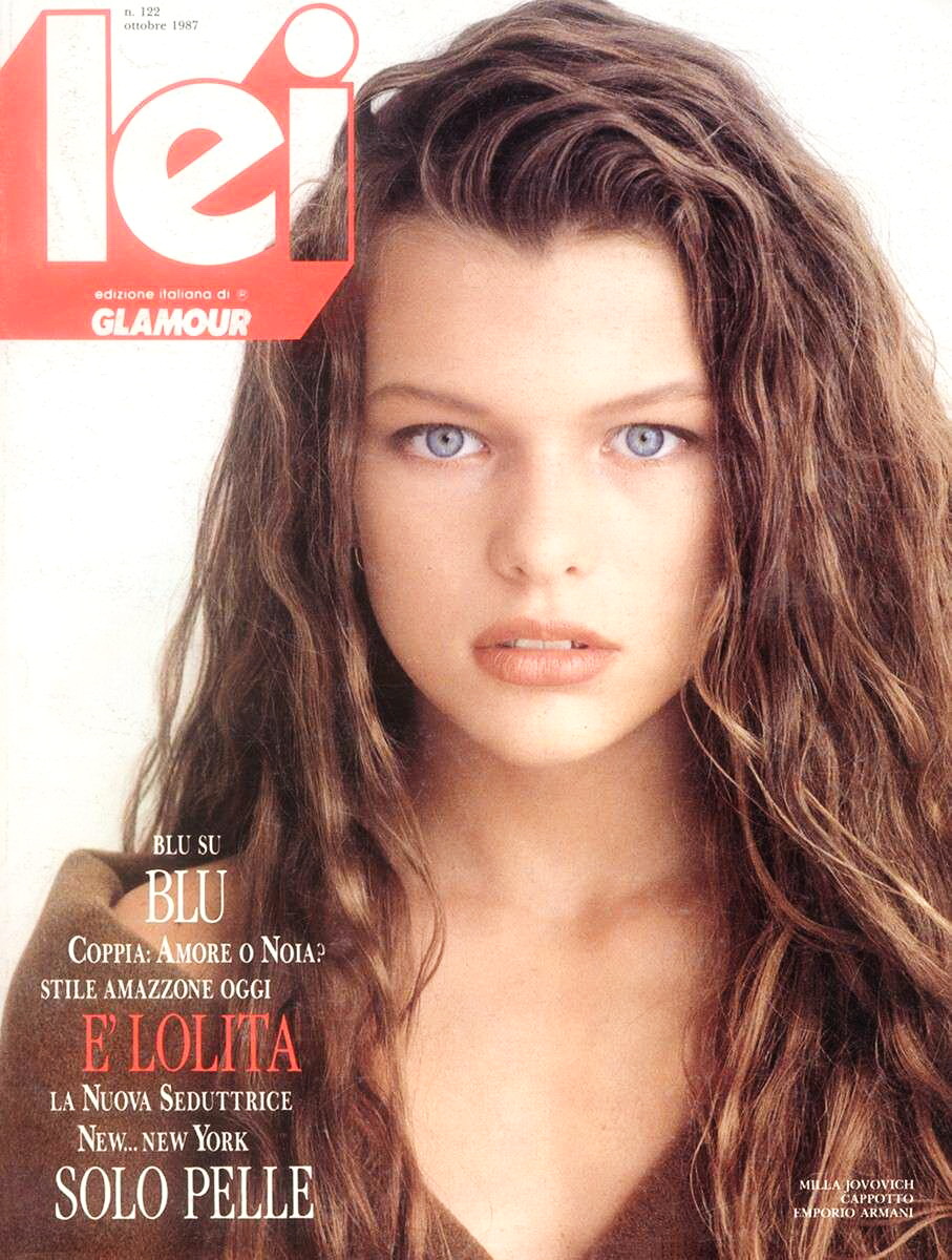 обложка итальянского журнала “Lei”, 1987 г. 