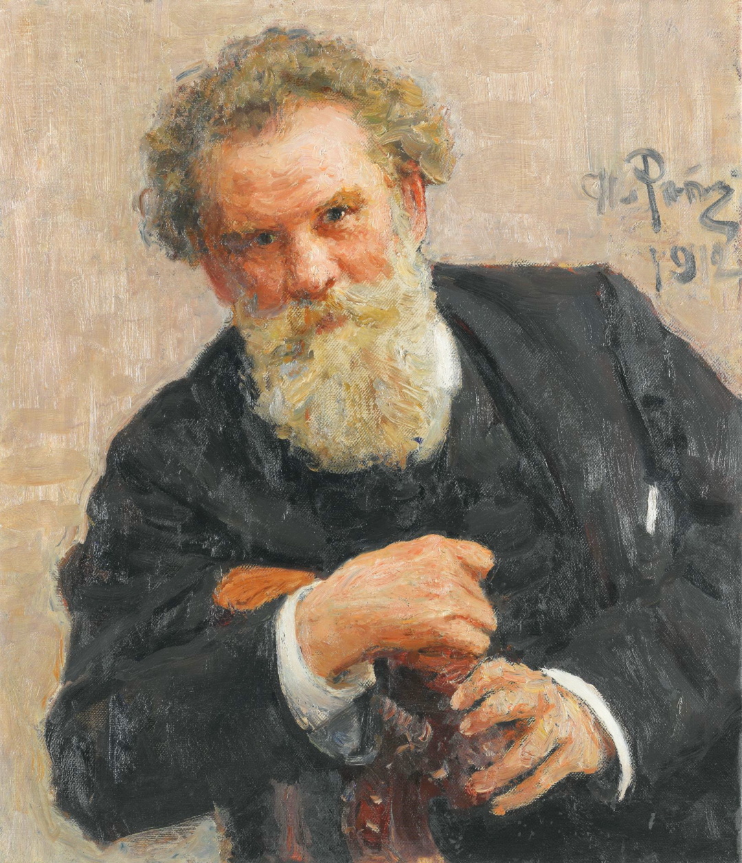 портрет письменника Володимира Короленка, Ілля Рєпін, 1912 р.