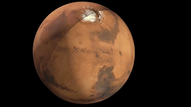 Внутрішня структура Марса. NASA / JPL-Caltech