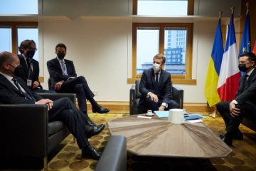 Zelensky, Scholz, Macron call on Russia to be constructive in Normandy talks
