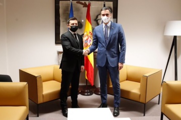 ゼレンシキー宇大統領、サンチェス・スペイン首相と欧州統合を協議