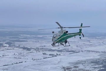 Tres helicópteros Airbus para guardias fronterizos llegan a Ucrania desde Francia