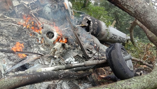 В Індії розбився гелікоптер із начальником Генштабу, є загиблі