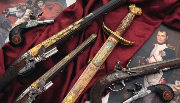 Шпагу і пістолети Наполеона продали на аукціоні за $2,9 мільйона