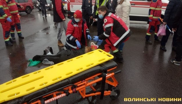 У Луцьку водій збив чотирьох перехожих, тікаючи від поліцейських