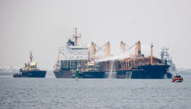 У Балтійському морі зіткнулися два вантажних судна, одне - перевернулося