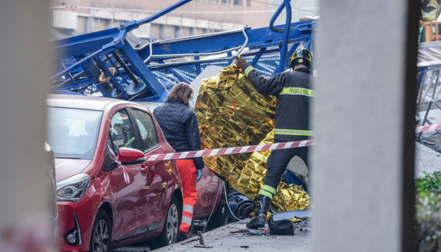 В Італії впав будівельний кран, є загиблі