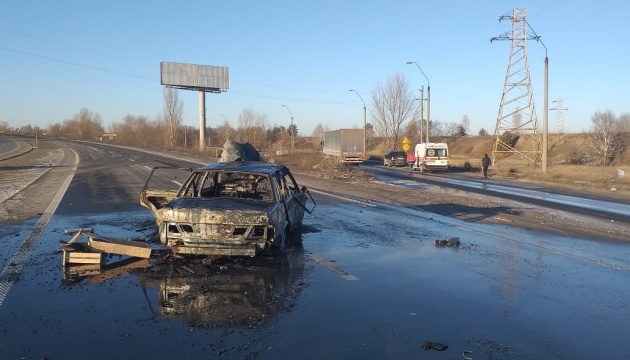 На Київщині після ДТП загорівся автомобіль, постраждала родина з двома дітьми