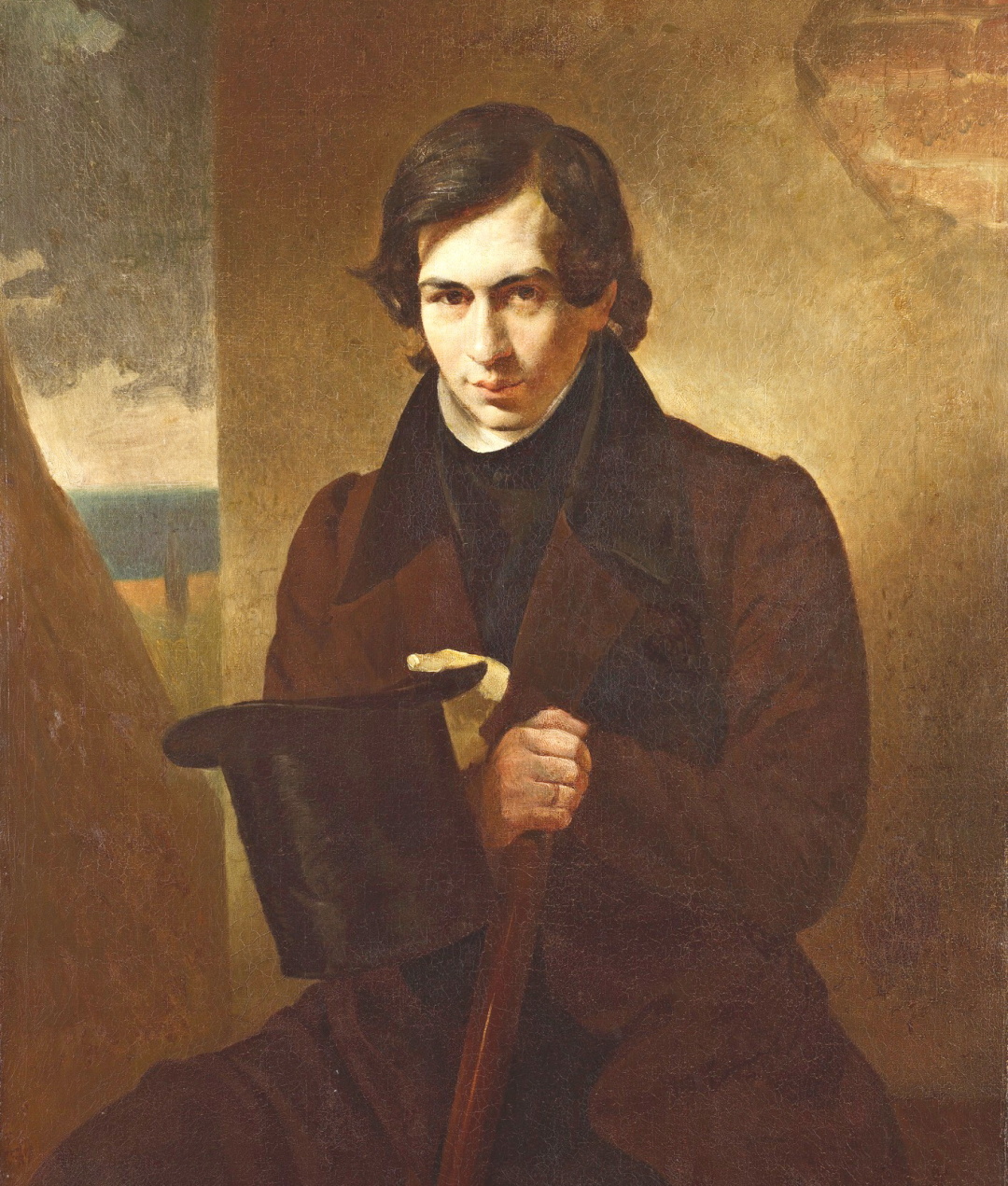 Портрет Нестора Кукольника. ​Худ. Карл Брюллов, 1836 р.
