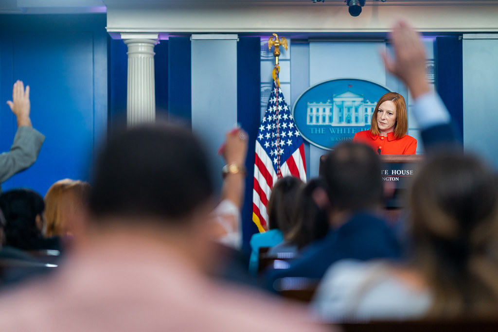 Джен Псакі / Фото: Official White House Photo by Cameron Smith
