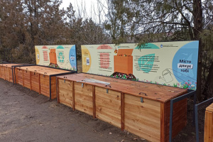 У Миколаєві  встановили компостери для переробки органічних відходів 