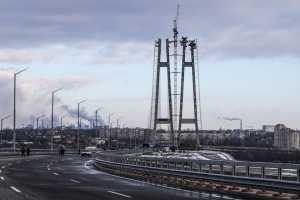 У Запоріжжі Зеленський відкрив найбільший в Україні вантовий міст