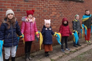 Українська школа у Бельгії долучилася до акції з підтримки України
