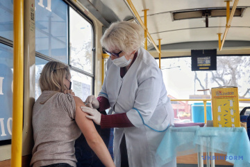 In Ukraine mehr als 14,1 Millionen Menschen mit vollem Impfgrundschutz 