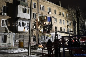 One killed in natural gas explosion in Zaporizhia