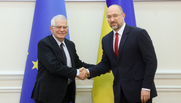 Shmyhal, Borrell discuss strengthening security, countering Russian aggression
