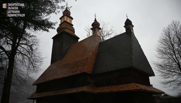 Unique wooden church of 17th century restored in western Ukraine