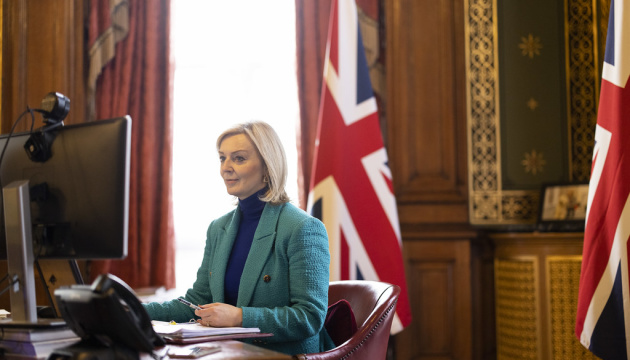 Britische Außenministerin Truss besucht nächste Woche die Ukraine