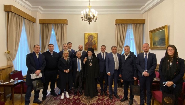 Патріарх Варфоломій пообіцяв депутатам ВР молитися за мир в Україні