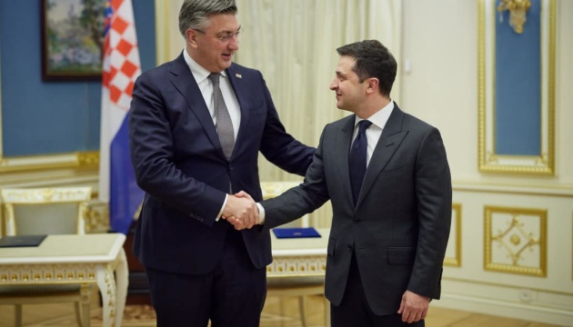 В Офісі Президента подякували Пленковичу і хорватам за підтримку України