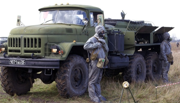 Миссия ОБСЕ зафиксировала грузовики химзащиты в оккупированной Макеевке