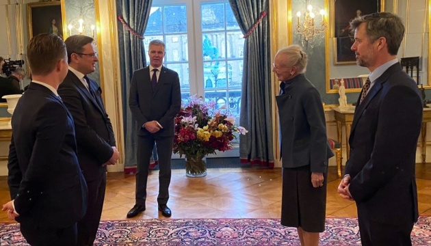 Kuleba nimmt an Audienz der Königin von Dänemark teil