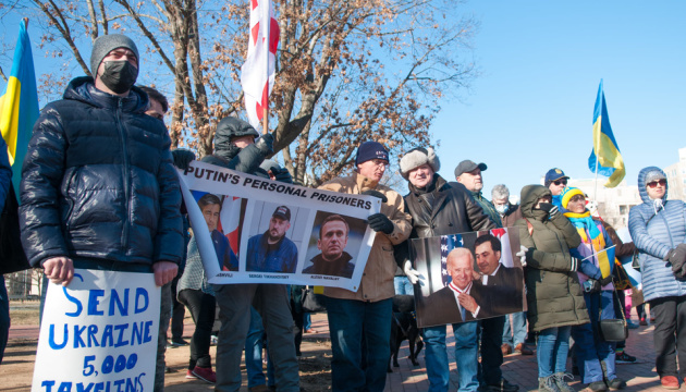 米独仏の首都でウクライナ応援集会開催