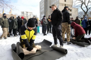 У столиці пройшов вишкіл з цивільної оборони