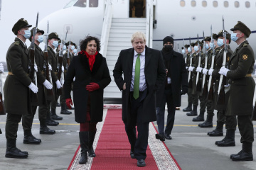Primer ministro británico llega a Kyiv