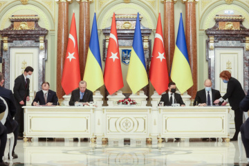 Konferencja prasowa Zełenskiego i Erdogana