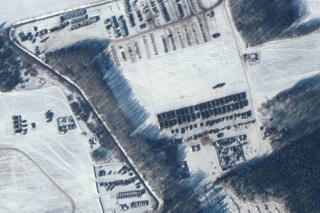 New satellite images show Russian troops near Ukraine's border with Belarus
