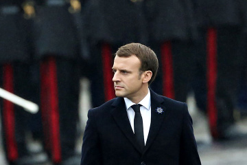 Macron in die Ukraine eingetroffen