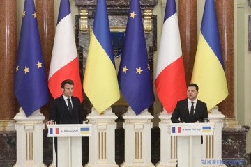 Ukraine und Frankreich werden Zusammenarbeit für Deokkupierung ukrainischer Gebiete fortsetzen – Selenskyj