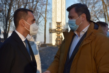 Außenminister Italiens Di Maio in Kyjiw eingetroffen