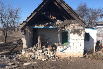 En quatre jours, les occupants ont endommagé 104 maisons dans le Donbass