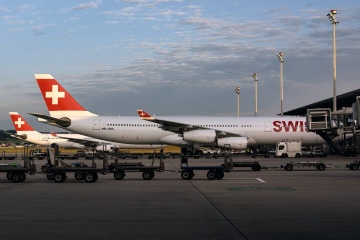 Swiss Air stellt für eine Woche Flüge nach Kyjiw ein
