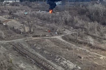 Luhansk TPP operation stopped due to shelling. Power, water supplies cut off in Shchastia town 