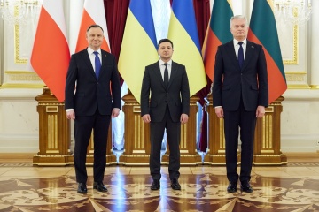 Zelensky se reúne con los presidentes de Lituania y Polonia