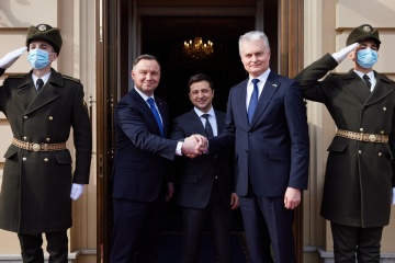 Zelensky se reúne con los presidentes de Lituania y Polonia