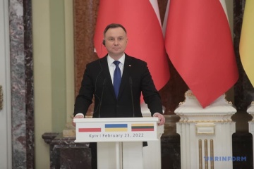 ドゥダ・ポーランド大統領、ウクライナが全ての領土の奪還して戦争に勝利することへの期待表明
